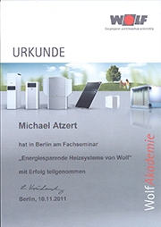 Michael Atzert - Energiesparende Heizsysteme