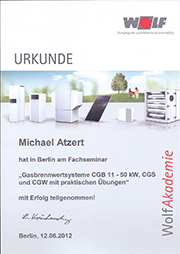 Michael Atzert - Gasbrennwertsysteme CGB