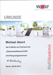 Michael Atzert - Ölbrennwertkessel COB